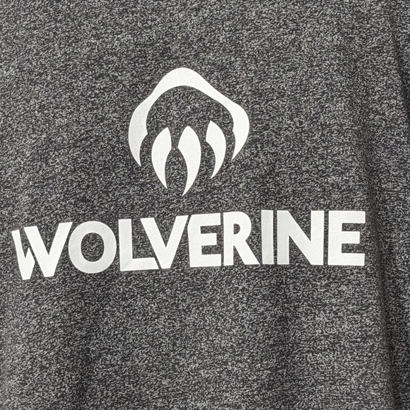 WOLVERINE Men's Edge Short Sleeve Graphic Tee Shirt Size L Gray - Picture 3 of 7